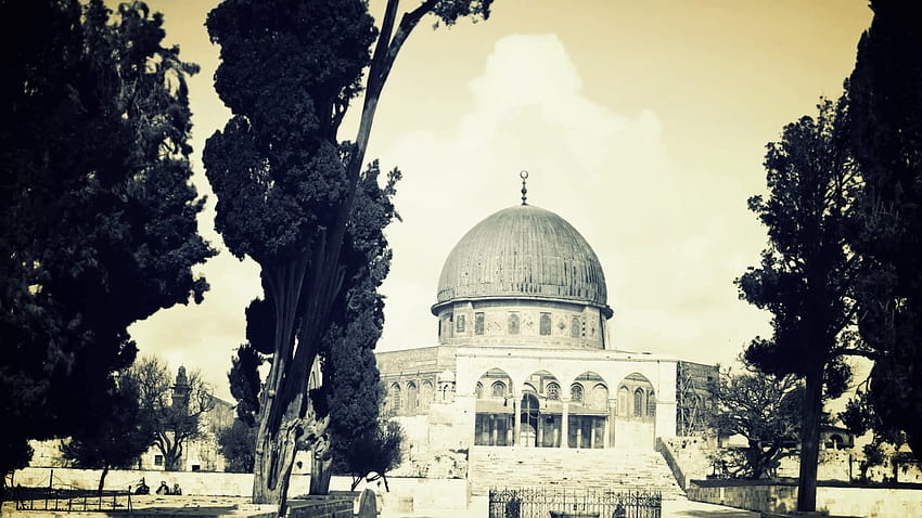 La moschea di Al Aqsa Sfondo HD