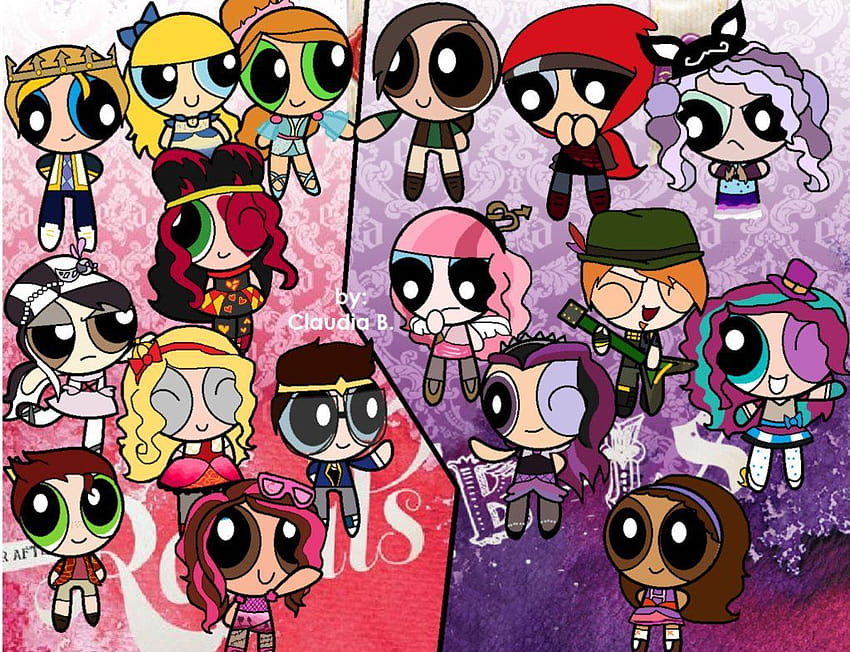 monster high as powerpuff girls