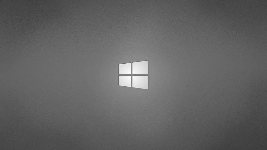 Minimalist Gri Gri İşletim Sistemleri Windows Logo Windows HD duvar kağıdı