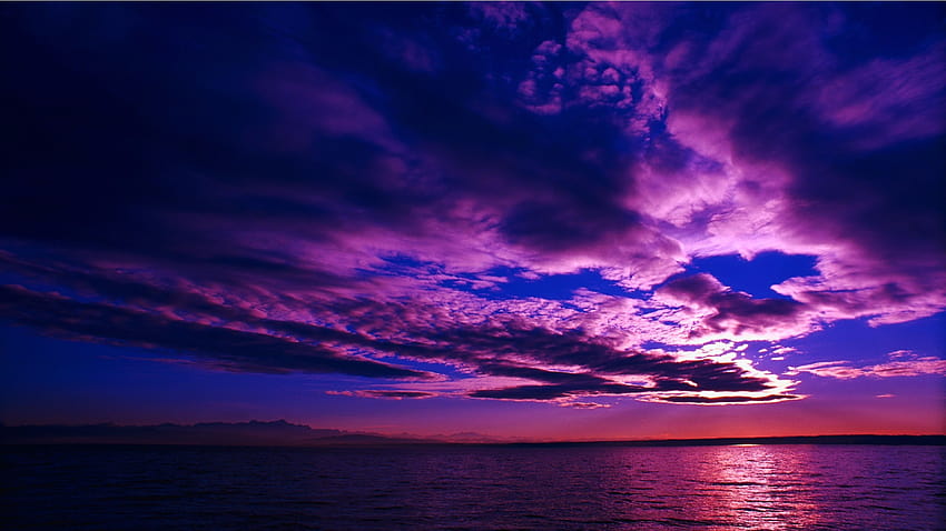 5 Purple Sunset, anime girl purple sunset HD wallpaper