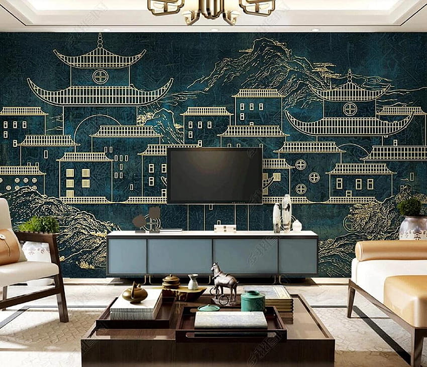 for Bedroom Wall Murals Lines Vintage Architecture Decorative for Living Room Backgrounds,250x180cm HD wallpaper