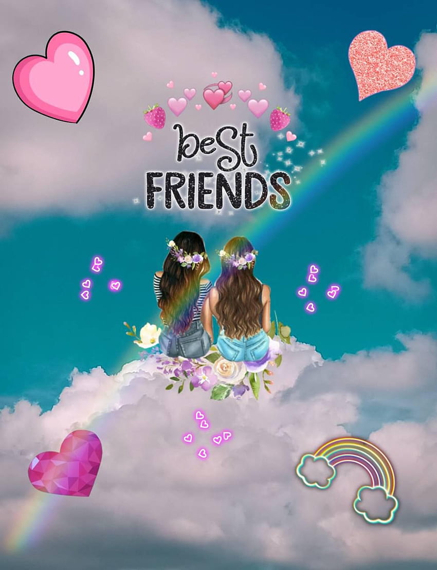 HD wallpaper Best Friend Forever cute 3d and abstract  Wallpaper Flare