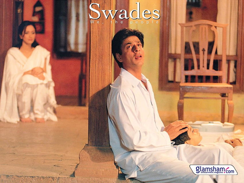 Shahrukh Khan และ Gayatri Joshi ใน Swades วอลล์เปเปอร์ HD
