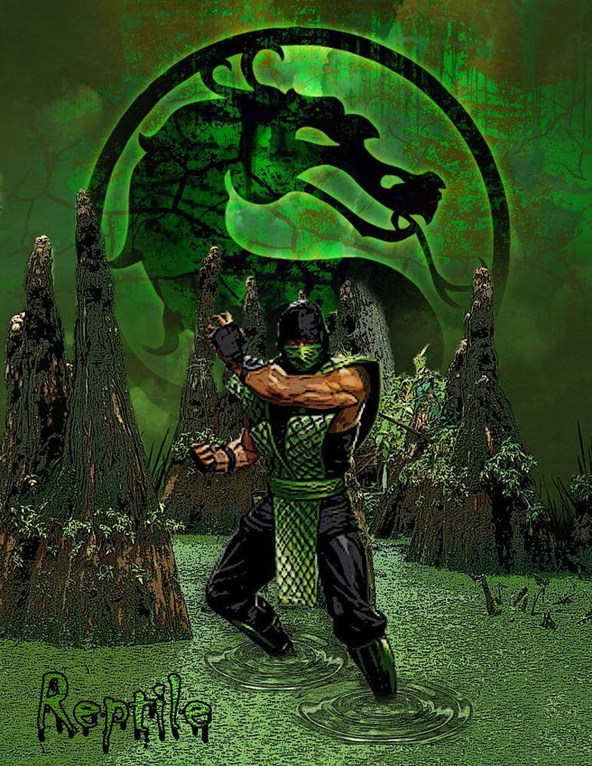 Reptile Classic Mortal Kombat by xRedhawkAcex, mortal kombat reptile HD phone wallpaper