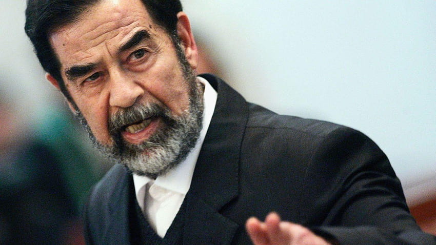 Saddam Hussein warnte die USA, sie könnten den Irak nicht regieren HD-Hintergrundbild