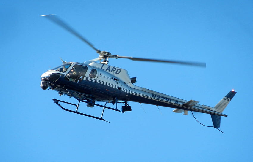 Co się dzieje z nadzorem śmigłowca LAPD? , helikoptery lapd swat Tapeta HD