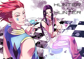 Wallpaper art, guys, killer, Hunter x Hunter, Hisoka, ILLUMI Zoldyck for  mobile and desktop, section сёнэн, resolution 2284x1840 - download