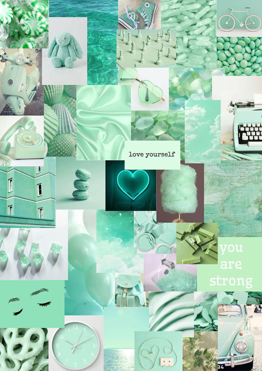 Cute Mint Green Aesthetic Wallpapers  Top Free Cute Mint Green Aesthetic  Backgrounds  WallpaperAccess