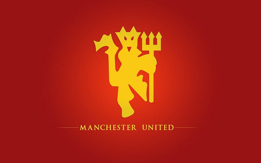 Manchester United Red Devil-Logo Man United HD-Hintergrundbild