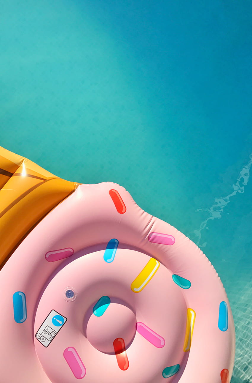 Pool Float Ring Are Floating On Swimming Pool Background Summer Concept  Stock Photo Picture And Royalty Free Image Image 103309640