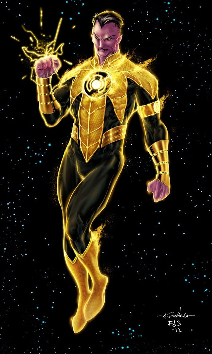 Stellar color version by the powerfully talented I&sure you already love it! Take care, gang!, yellow lantern suit HD phone wallpaper