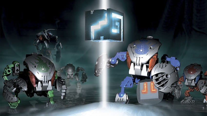 Bionicle อีกสองสามตัวที่ขยายสเกลด้วยโครงข่ายประสาทเทียม โครงข่ายประสาทเทียม วอลล์เปเปอร์ HD