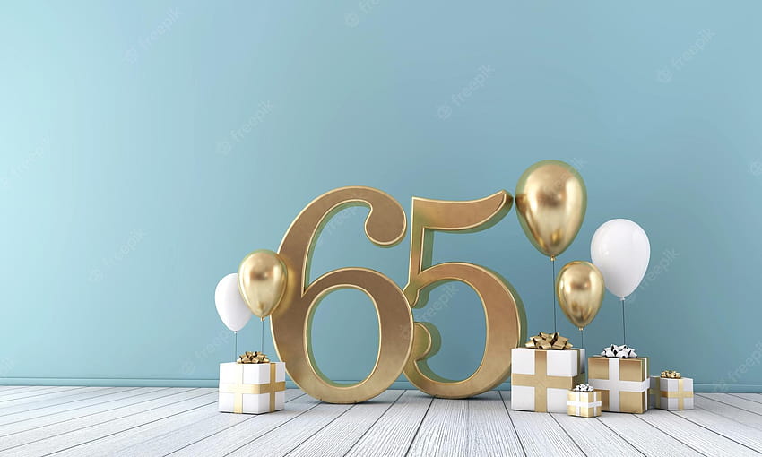 65 Years, number 65 HD wallpaper