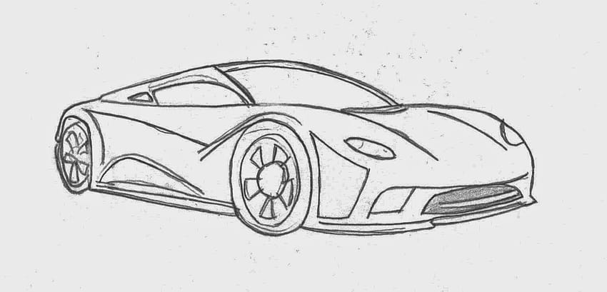 En İyi Araba Karakalem Çizimi En İyi Araba Çizimi Dünyanın En İyi Arabası Bmw Çizimi, araba çizimi HD duvar kağıdı