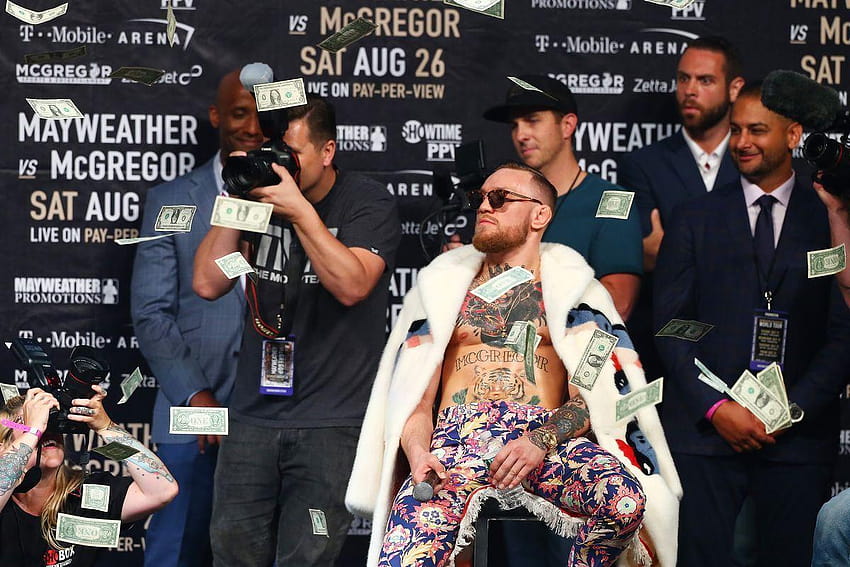 Los profesionales reaccionan a la conferencia de prensa Floyd Mayweather vs. Conor McGregor, Mayweather vs McGregor Fight fondo de pantalla