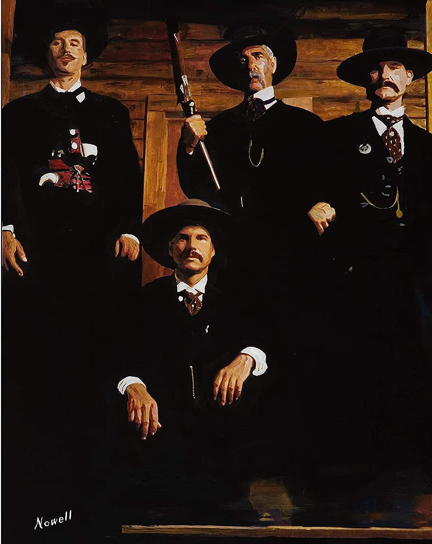 Gunslinger III Doc Holliday in fine attire Poster by Toni Hopper  Fine Art  America