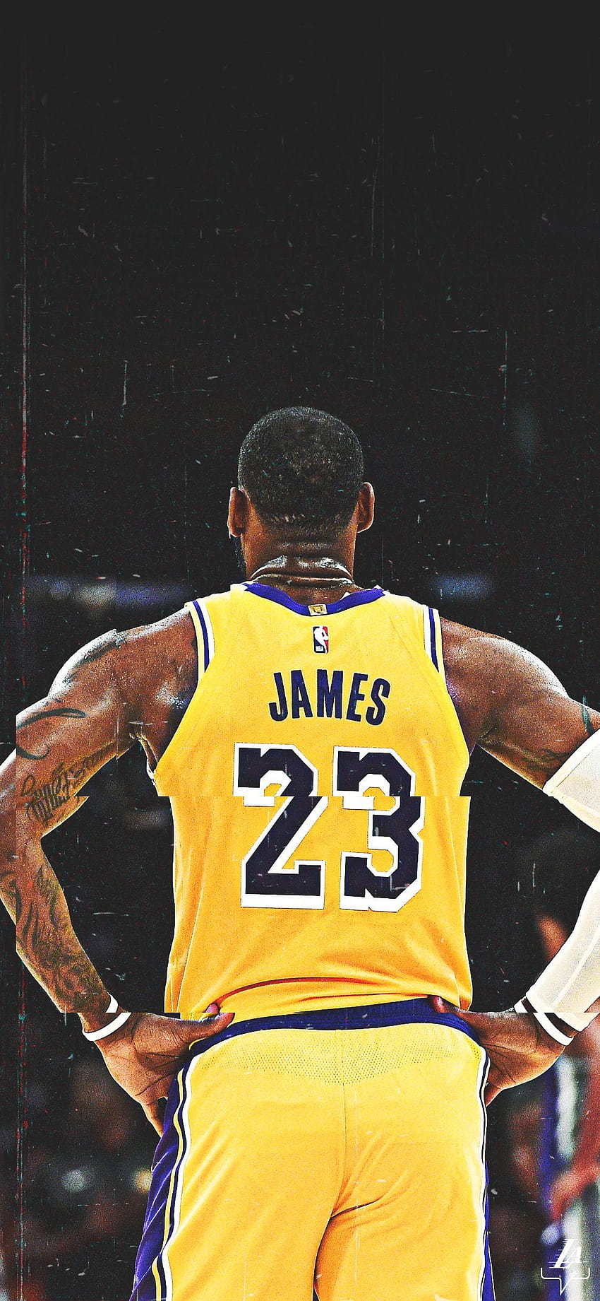 Lakers und Infografiken, Lebron James Angeles Lakers HD-Handy-Hintergrundbild