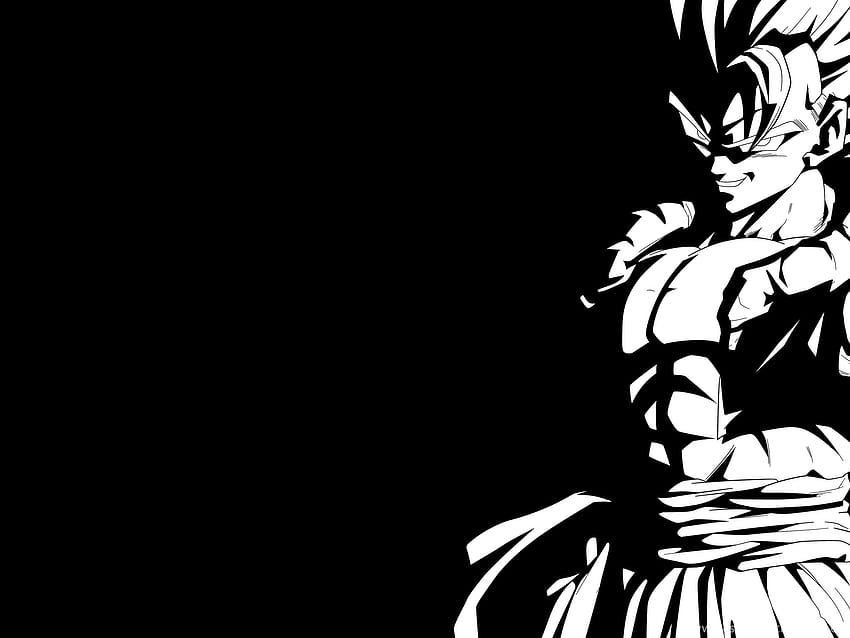 Super Gogeta Black And White By RayzorBlade189 On ... Backgrounds, computer gogeta HD wallpaper