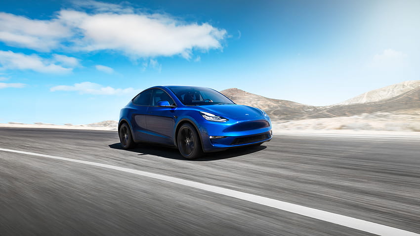Tesla Model Y: цена, спецификации и обхват на батерията за компактния SUV, tesla model y за дълъг обхват 2020 г. HD тапет
