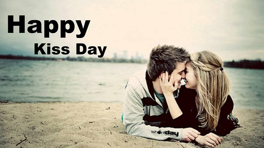 Romantic Message For Kiss Day HD wallpaper