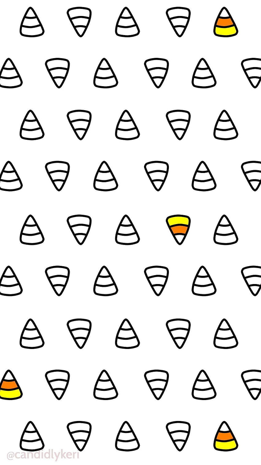 Girl Candy Corn Fabric, Wallpaper and Home Decor | Spoonflower