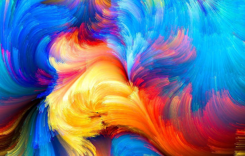 colors, colorful, abstract, rainbow, splash, painting, painting rainbows HD wallpaper