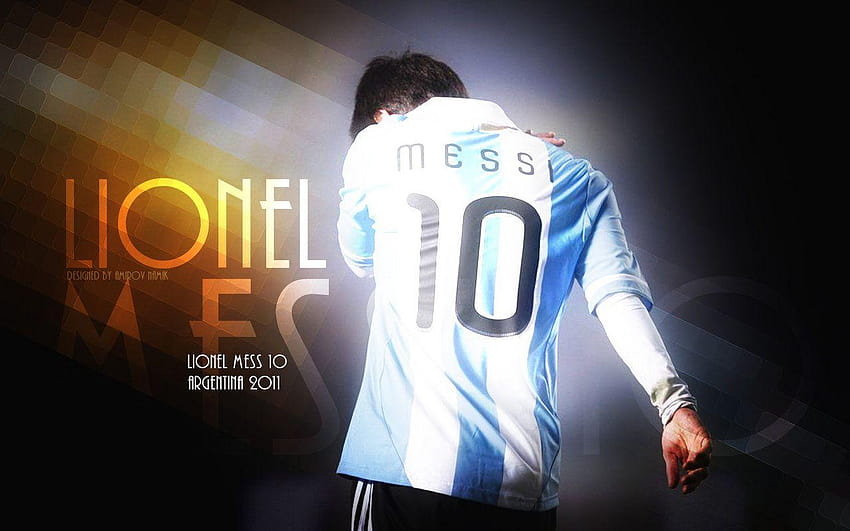 Messi In Argentina Jersey HD wallpaper