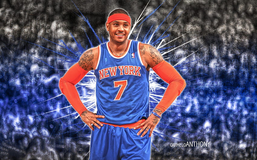 Carmelo Anthony New York Knicks, Carmelo Anthony 2017 HD-Hintergrundbild