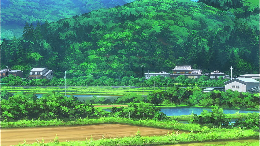 Anime Scenery Countryside wysłane przez Johna Mercado, kraj anime Tapeta HD