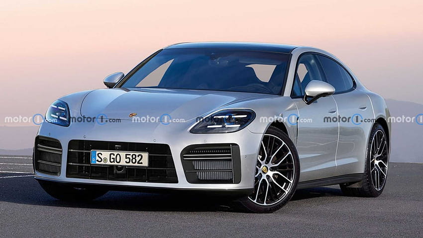 2024 Porsche Panamera rendered after the first spy, porche panamera 2022 HD wallpaper