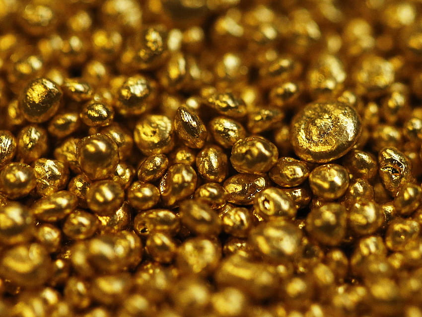 Goldbarren und Münzen 4800x3400 HD-Hintergrundbild