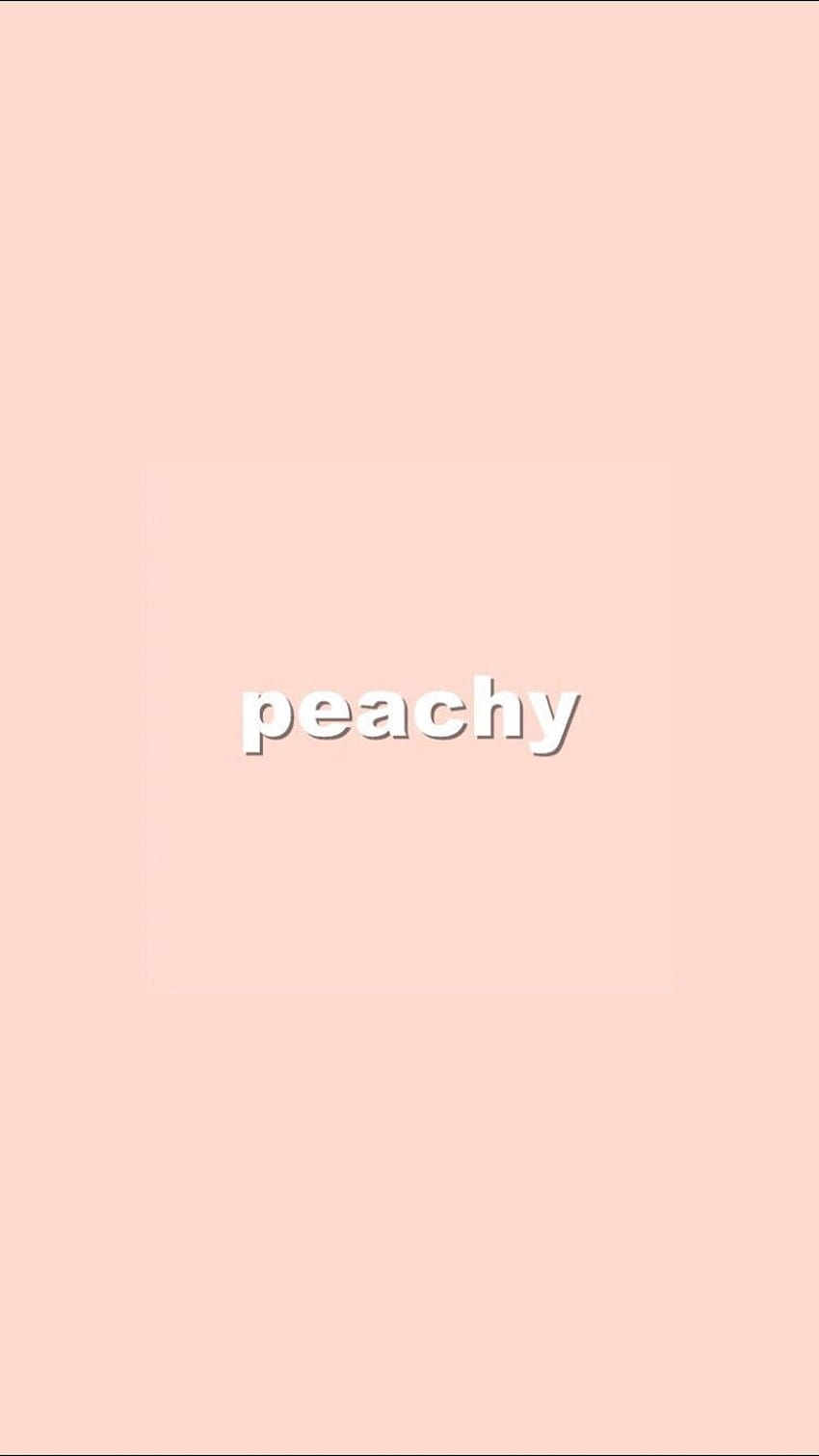 Just a peachy backgrounds, aesthetic peachy HD phone wallpaper