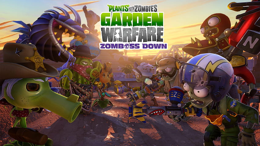 Dziki Zachód do Plants vs. Zombies: Garden Warfare, pvz garden warfare Tapeta HD