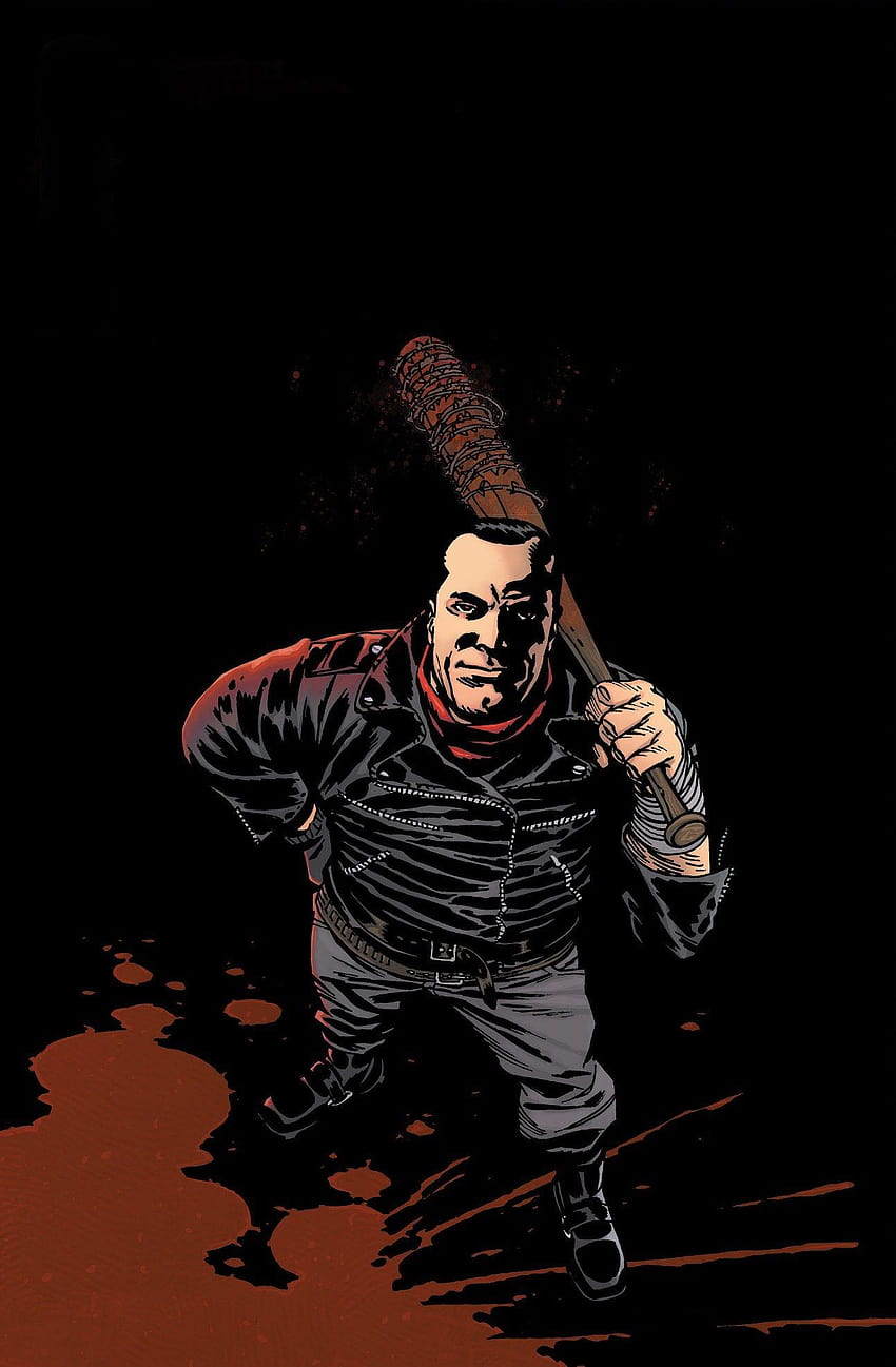 With a little editing I made a phone of Negan from the comic cover. Hope you guys like it! : thewalkingdead, the walking dead negan HD phone wallpaper