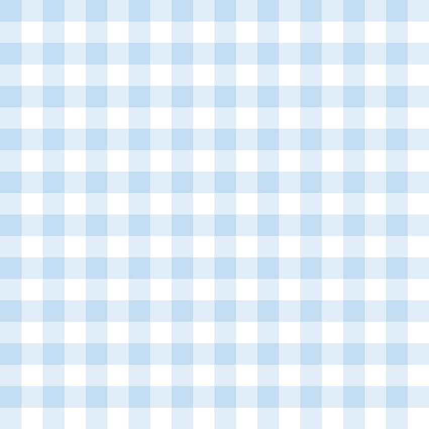 파스텔 블루 깅엄 패턴, 격자무늬 블루 HD 전화 배경 화면