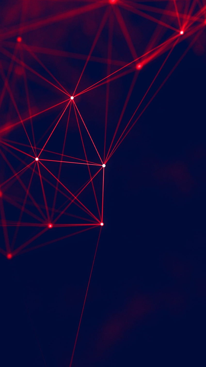 1080x1920 Red Connections, Geometry, Cyber​​space for iPhone 8, iPhone 7 Plus, iPhone 6+, Sony Xperia Z, HTC One, ジオメトリ 1080x1920 HD電話の壁紙