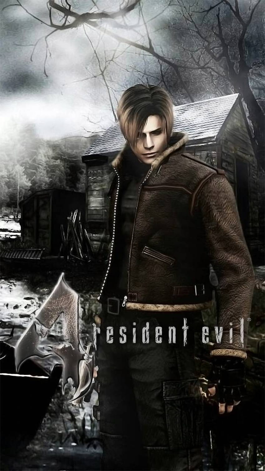 Resident Evil 4 Leon от mauricio457 HD тапет за телефон
