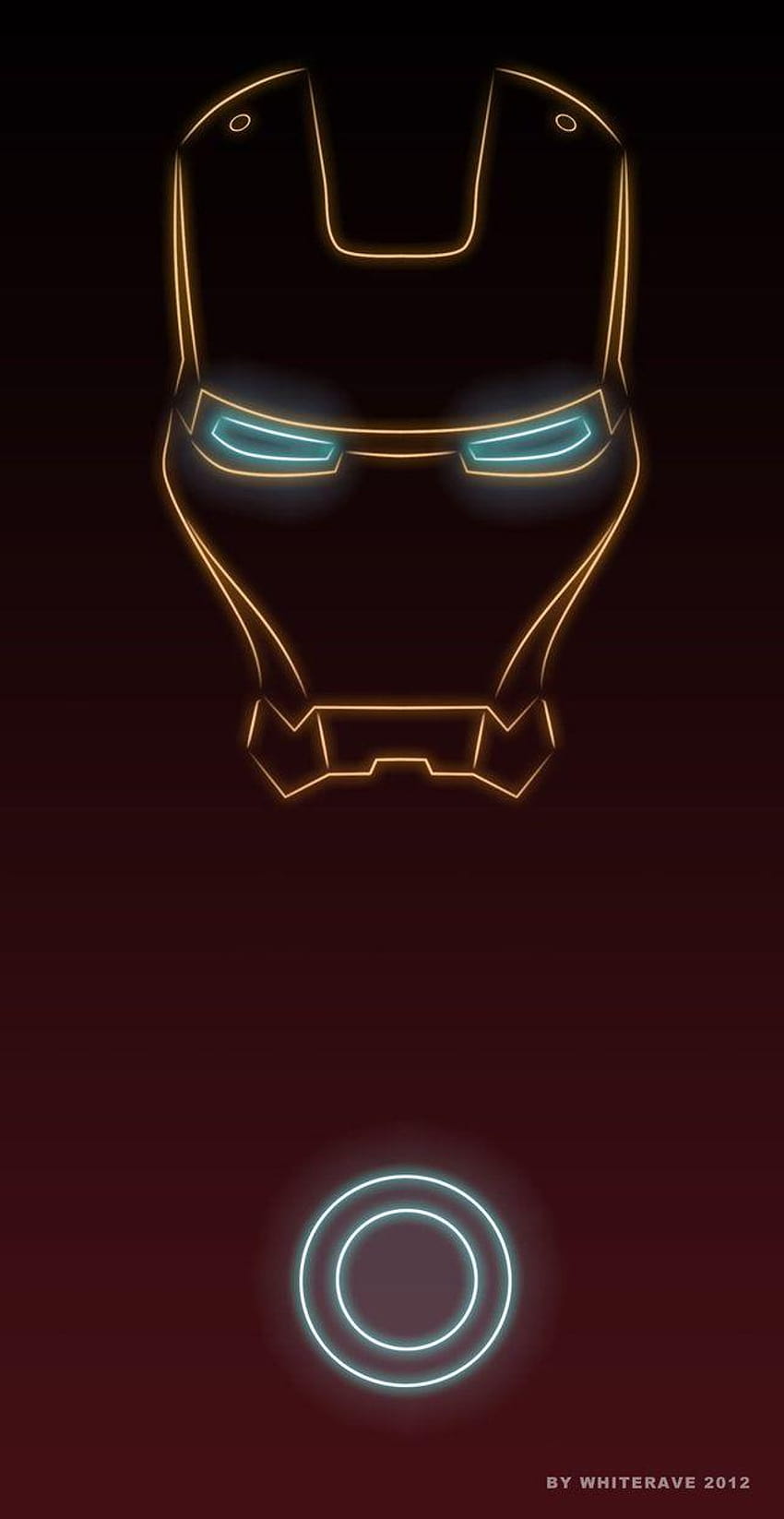 My favorite Iron Man design!! // Iron Man, iron man neon HD phone wallpaper