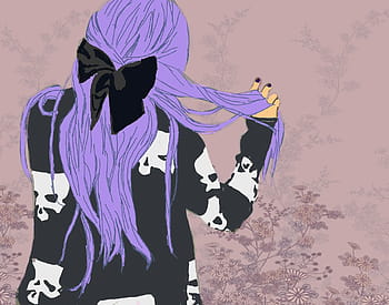 pastel purple hair tumblr
