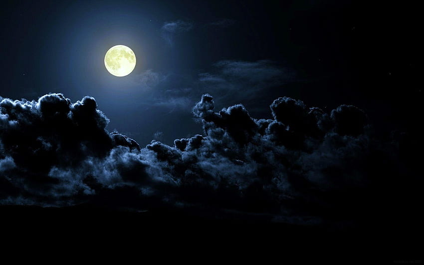 HD wallpaper: moon, full moon, anime art, night sky, nature, beauty in  nature | Wallpaper Flare