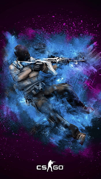 Random4, csgo, purple, HD phone wallpaper