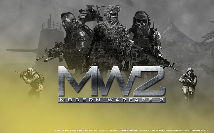 Call Of Duty Modern Warfare 2 Ghost, panggilan tugas hantu mw2 Wallpaper HD