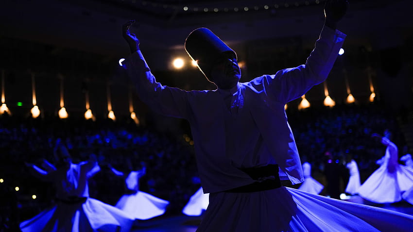 : O ritual do dervixe rodopiante homenageia Rumi, o poeta místico sufi – WAMU papel de parede HD
