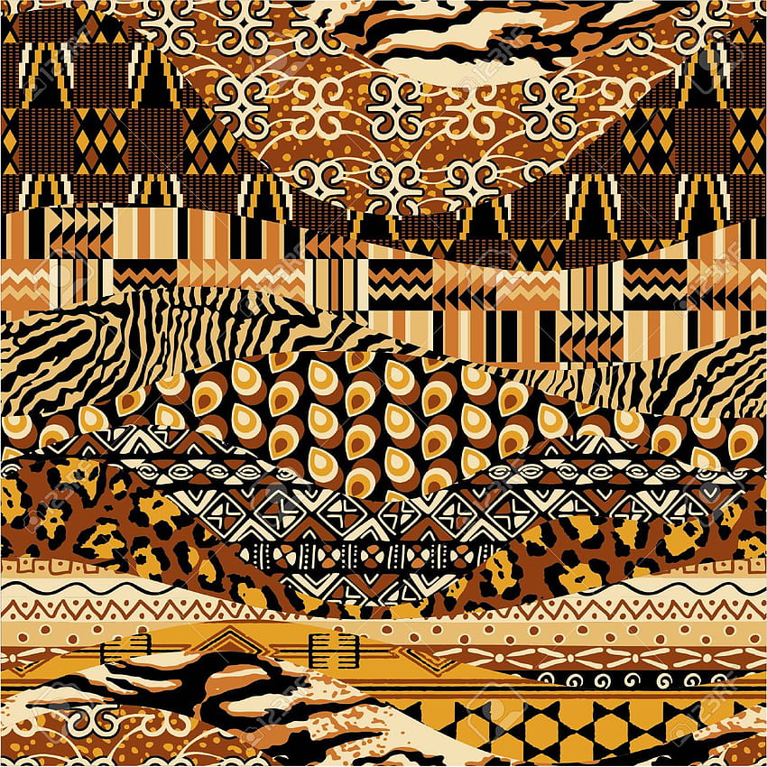 African Tribe, african pattern HD phone wallpaper