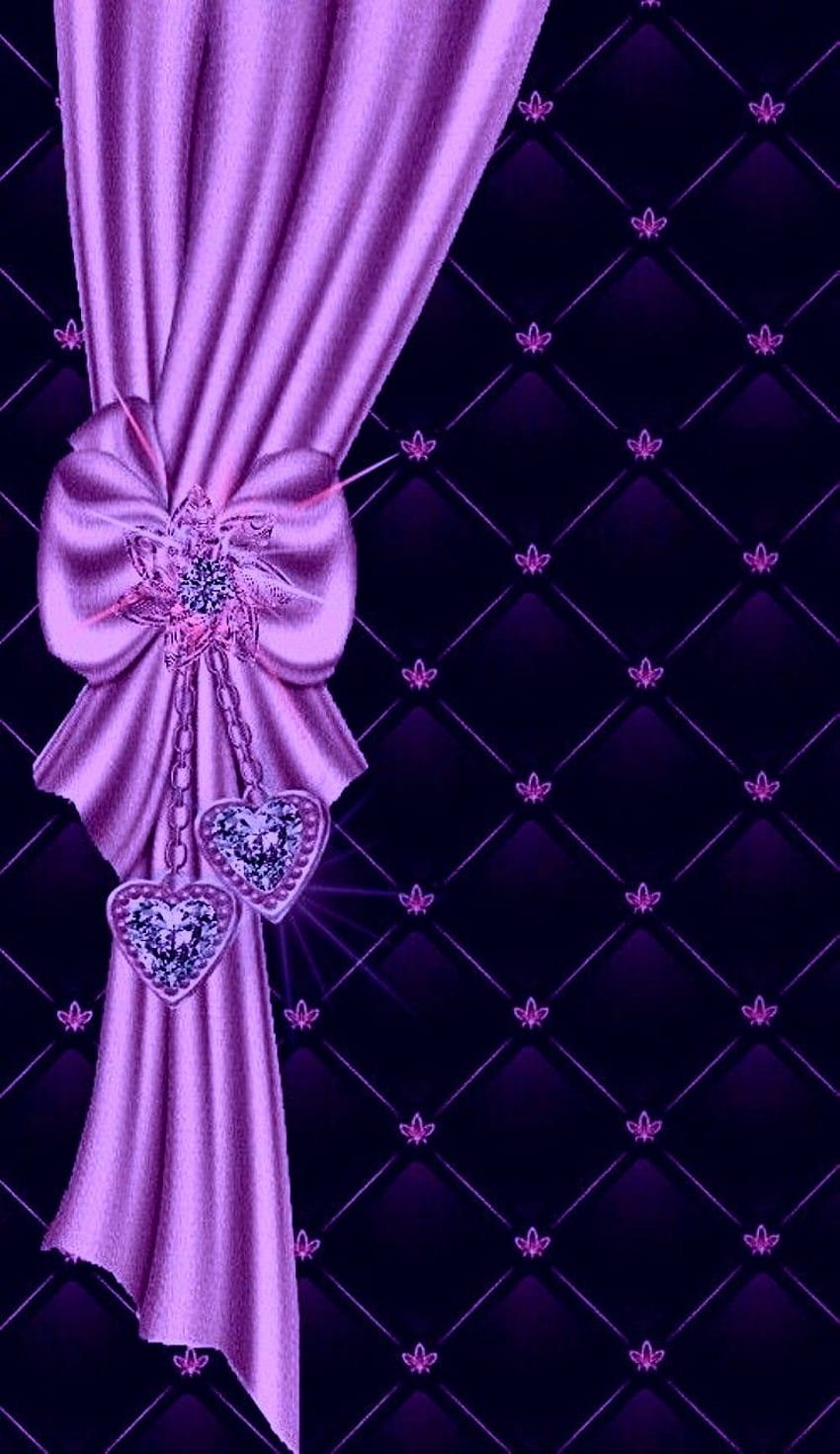 Violet girly, violet, violet, rideau, textile, lavande, design d'intérieur, scène, architecture, traitement de fenêtre, magenta, violet girly Fond d'écran de téléphone HD
