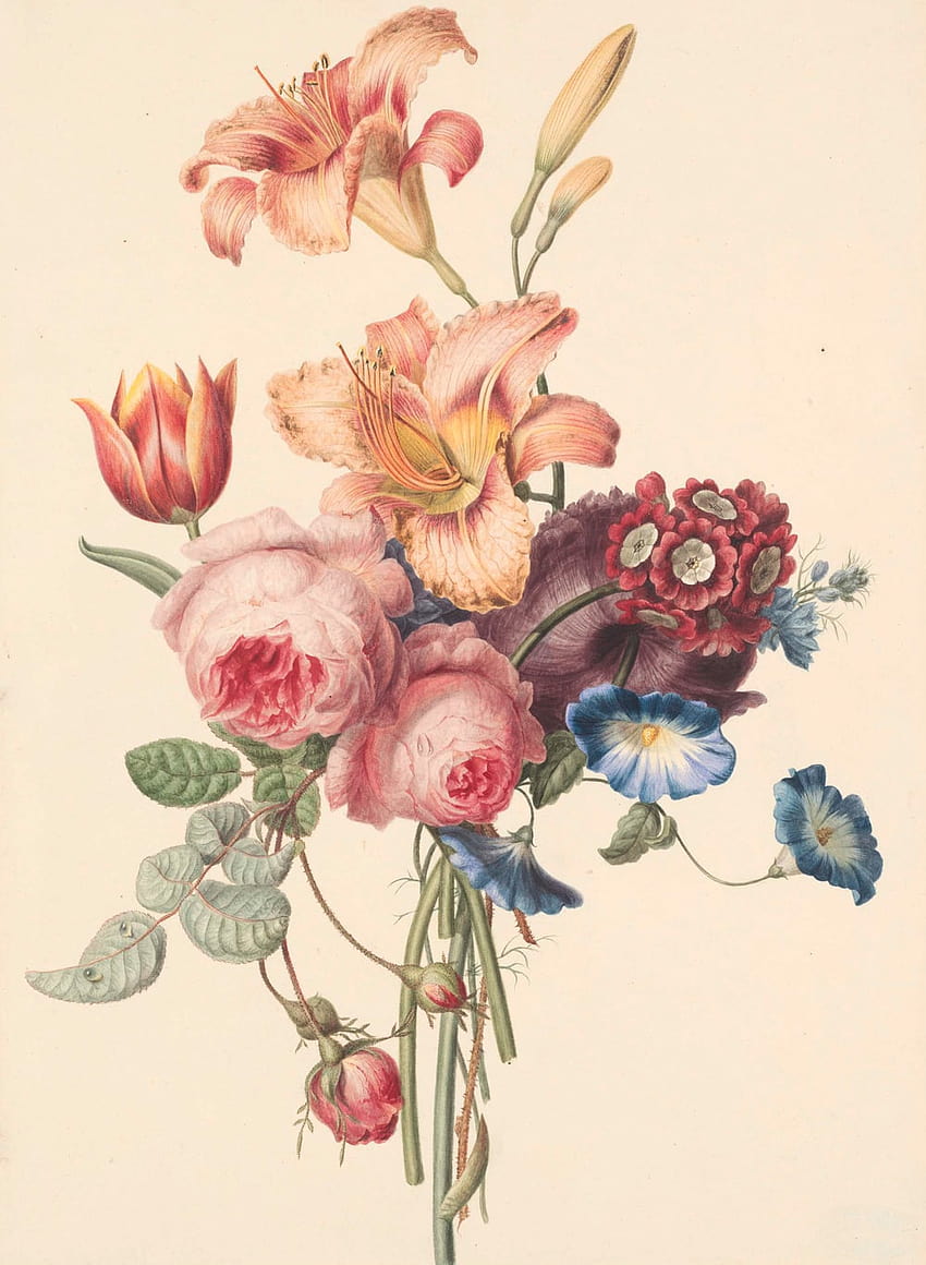 55 Vintage Flowers, aesthetic vintage ipad plant HD phone wallpaper