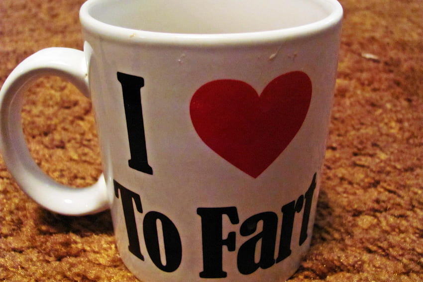 Funny fart mug HD wallpaper