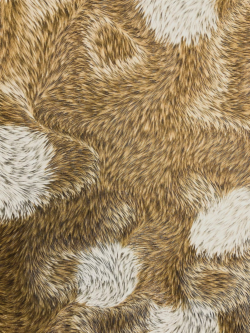 Exclusive luxury wall Profhome 822305 vinyl embossed fur look shiny bronze cream khaki gray 5.33 m2 HD phone wallpaper