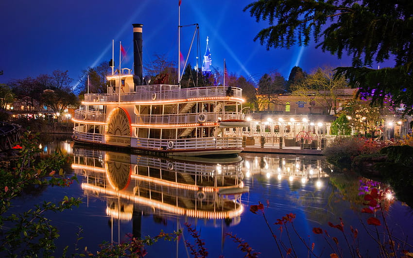 Molly Brown Riverboat, Disneyland Park HD wallpaper
