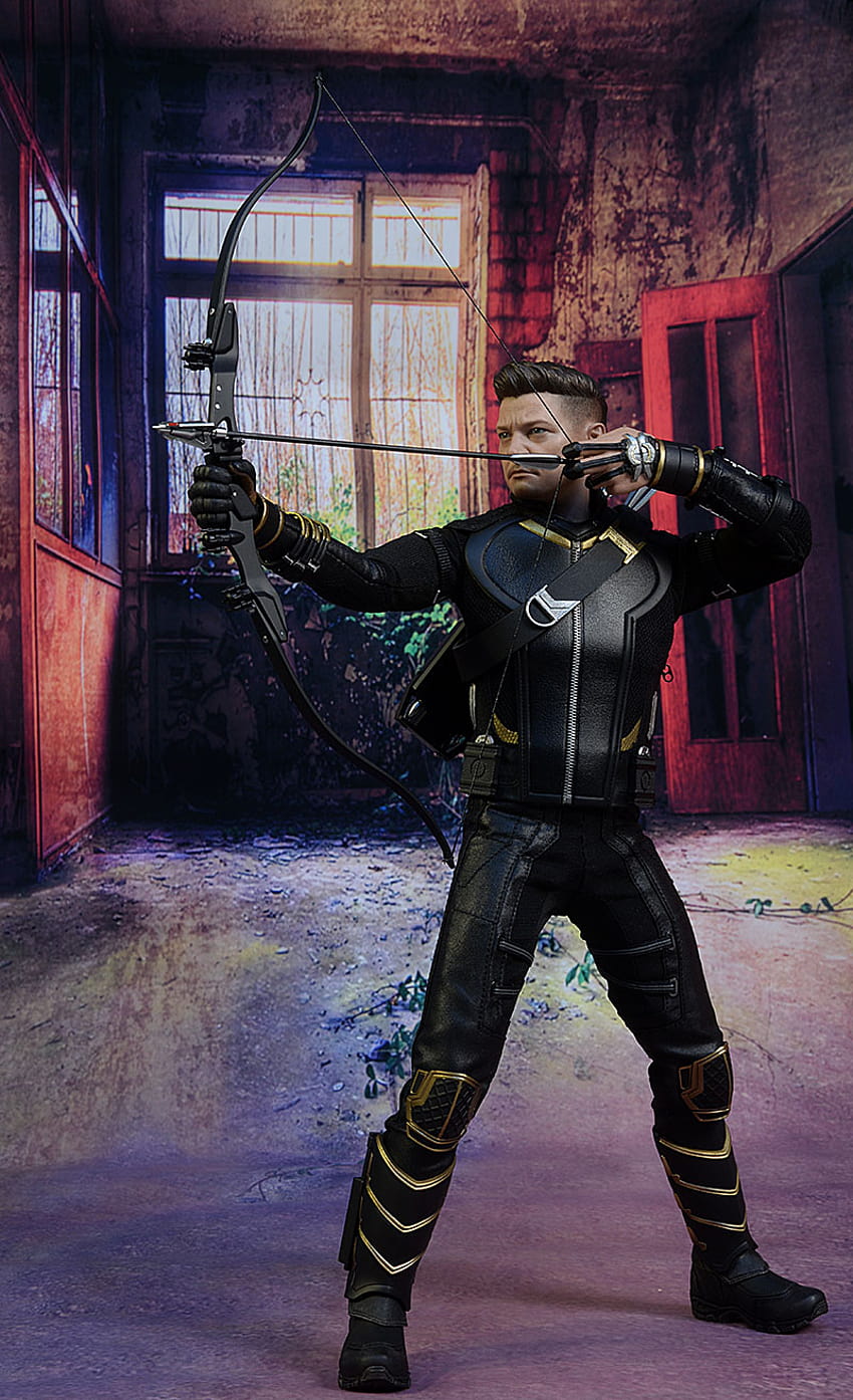 Hawkeye Avengers Endgame 6 番目のスケールのアクション フィギュア、アベンジャーズ エンドゲーム ホークアイ スーツのレビューと HD電話の壁紙
